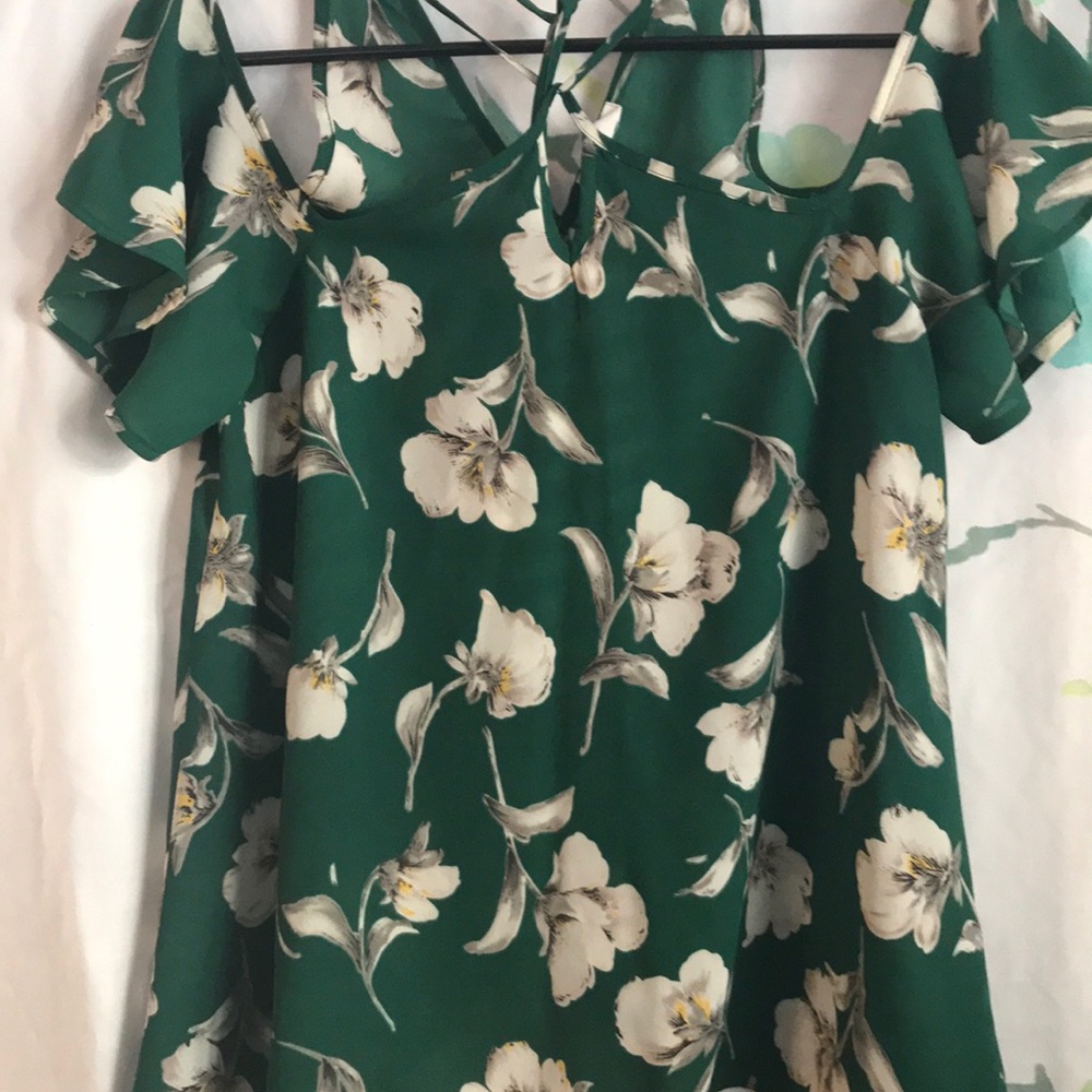 Green blouse